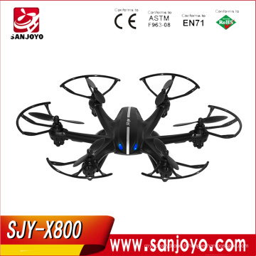 MJX X800 2.4 G 4CH 6 Axe Gyro 720 P FPV Set Fit 3D Rolling Headless Mode RC Hexacoptère RTF Peut Ajouter C4010 et C4005 FPV caméra